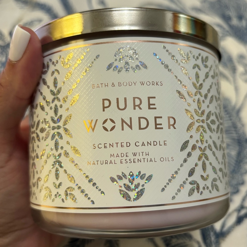 White Barn Pure Wonder 3 Wick Candle